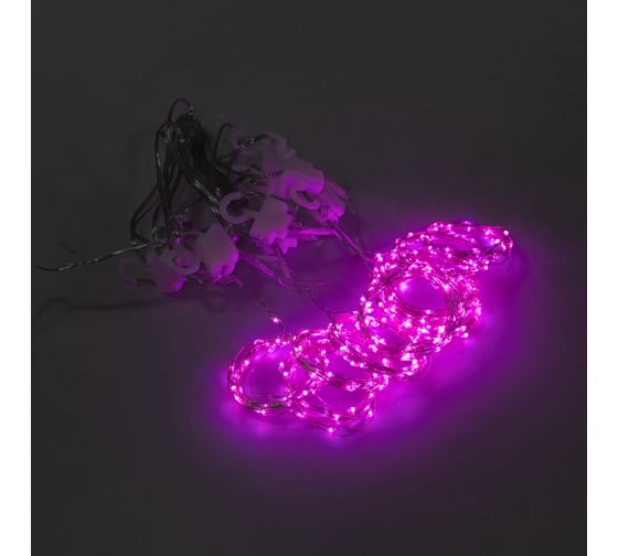 Гирлянда Дождь из Росы Neon-Night 3х3 м, 300 LED розовый, IP20, USB + пульт управления 315-987