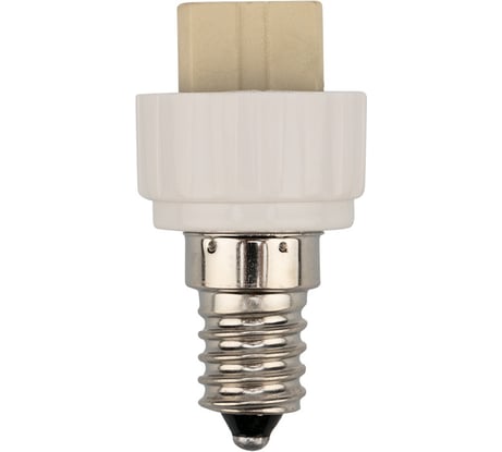Цокольный переходник REXANT e14-g9 белый 11-8856