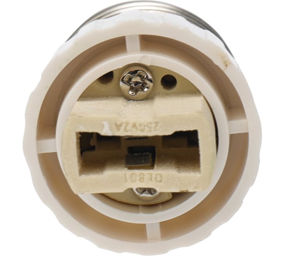 Цокольный переходник REXANT e27-g9 белый 11-8858