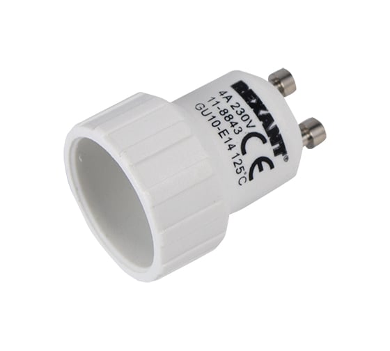 Цокольный переходник REXANT 25 gu10-е14 11-8843