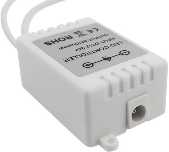 Led контроллер для светодиодной ленты Lamper white mix 12/24 В, 72/144 Вт, 24 кнопки (ir) 143-106-7