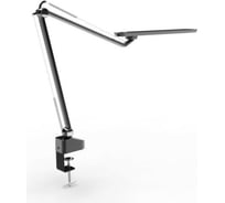 Настольный светильник Camelion KD-843 C02 черный LED 13Вт, 230В, 900Лм, сенсорный, регулировка яркости и цветовой температуры, струбцина 13522