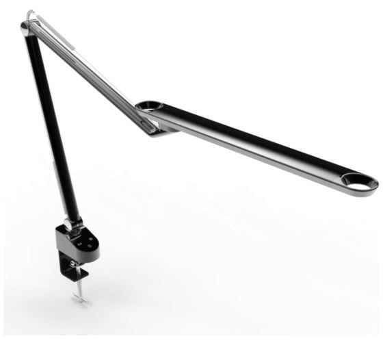 Настольный светильник Camelion KD-843 C02 черный LED 13Вт, 230В, 900Лм, сенсорный, регулировка яркости и цветовой температуры, струбцина 13522