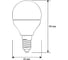Светодиодная лампа Camelion LED12-G45/865/E14 12Вт 220В 13697 2