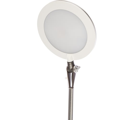 Настольный светильник Camelion KD-822 C01 белый LED 10Вт, 230В, сенсорный, 5 уровней яркости, 550Лм, 3 цветовые температуры 3000-5000К 13529
