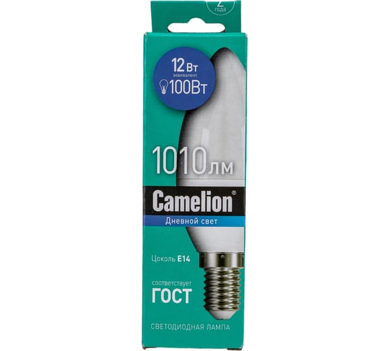 Светодиодная лампа Camelion LED12-C35/865/E14 12Вт 220В 13691