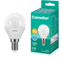 Светодиодная лампа Camelion LED12-G45/845/E14 12Вт 220В 13695