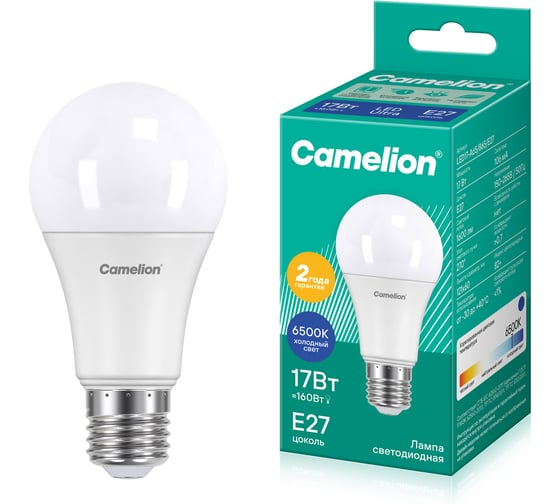 Светодиодная лампа Camelion LED17-A65/865/E27 17Вт 220В 12653