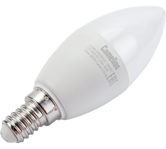 Светодиодная лампа Camelion LED8-C35/830/E14 8Вт 220В 12385