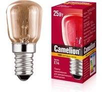 Лампа накаливания для холодильников и шв. машин E14 25Вт 2700К Camelion 13649