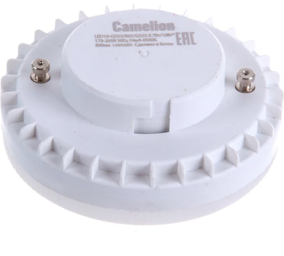 Светодиодная лампа Camelion LED10-GX53/865/GX53 10Вт 220В 13616