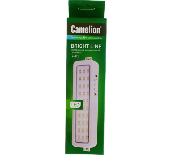 Аккумуляторный светильник Camelion LA-112 30LED, Li-ion, 220В 13149