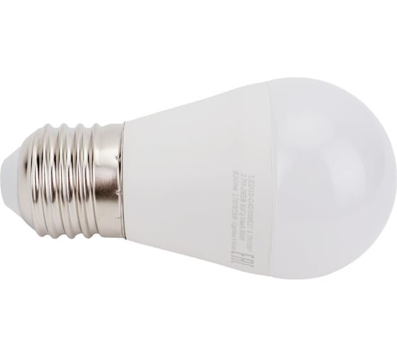 Светодиодная лампа Camelion LED10-G45/830/E27 10Вт 220В 13566
