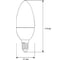 Светодиодная лампа Camelion LED10-C35/830/E14 10Вт 220В 13559 3