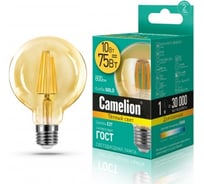 Светодиодная лампа Camelion LED10-G95-FL-GD/830/E27 10Вт 220В 13463