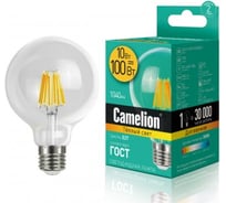 Светодиодная лампа Camelion LED10-G95-FL/830/E27 10Вт 220В 13225