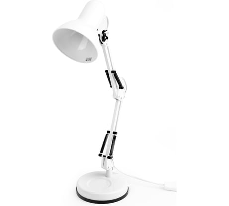 Настольный светильник Camelion KD-313 C01 белый, 230В, 40Вт, E27 13639