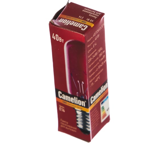 Лампа накаливания для вытяжек Camelion MIC 40/T25/CL/E14 12984