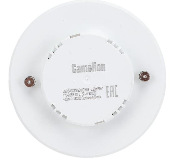 Светодиодная лампа Camelion LED6-GX53/830/GX53 6Вт 220В 13542