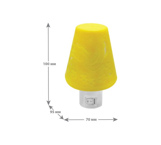 Ночник Camelion NL-192 Светильник желтый LED 220V 12908
