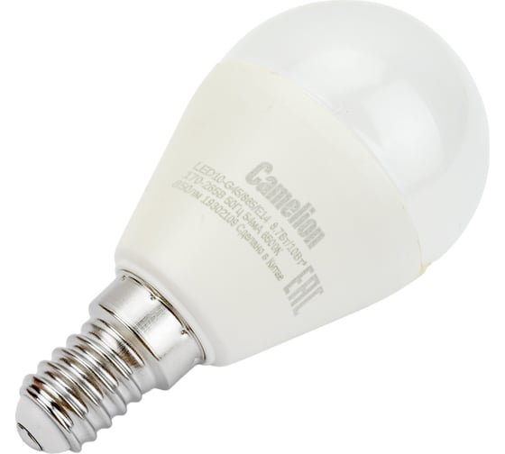 Светодиодная лампа Camelion LED10-G45/865/E14 10Вт 220В 13569