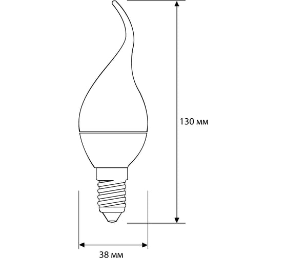 Светодиодная лампа Camelion LED8-CW35/845/E14 8Вт 220В 12388