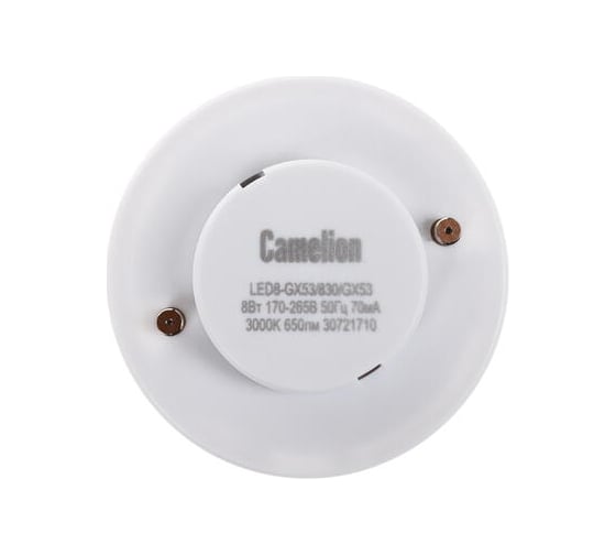 Светодиодная лампа Camelion LED8-GX53/830/GX53 8Вт 220В 13474