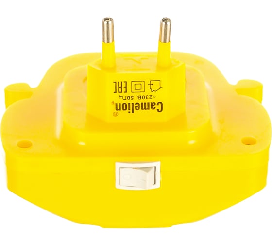 Ночник Camelion NL-196 Машинка желтая LED 220V 13143