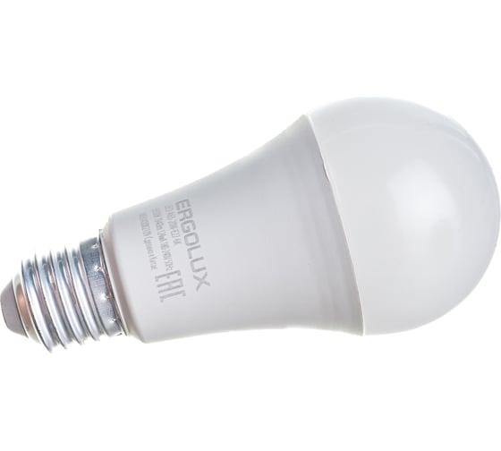 Электрическая светодиодная лампа Ergolux LED-A65-20W-E27-6K ЛОН 20Вт E27 6500K 172-265В 13184