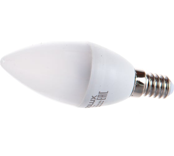 Электрическая светодиодная лампа Ergolux LED-C35-9W-E14-6K Свеча 9Вт E14 6500K 172-265В 13169