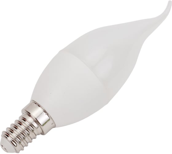 Электрическая светодиодная лампа Ergolux LED-CA35-7W-E14-6K Свеча на ветру 7Вт E14 6500K 172-265В 12876