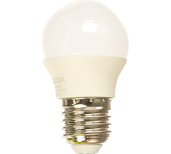 Электрическая светодиодная лампа Ergolux LED-G45-7W-E27-6K Шар 7Вт E27 6500K 172-265В 12877