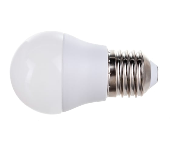 Электрическая светодиодная лампа Ergolux LED-G45-9W-E27-3K Шар 9Вт E27 3000K 172-265В 13176