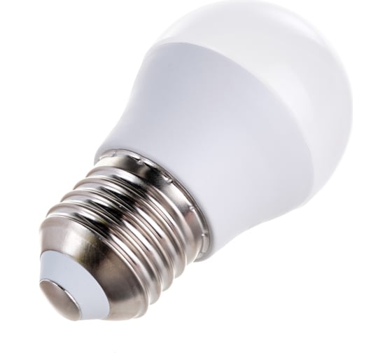 Электрическая светодиодная лампа Ergolux LED-G45-9W-E27-3K Шар 9Вт E27 3000K 172-265В 13176