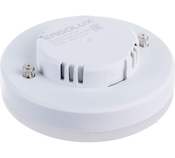 Электрическая светодиодная лампа Ergolux LED-GX53-9W-GX53-3K 9Вт GX53 3000К 172-265В 13514