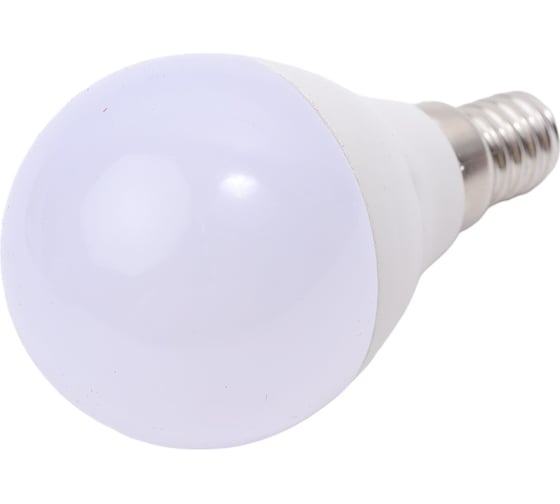 Электрическая светодиодная лампа Ergolux LED-G45-9W-E14-6K 9Вт E14 6500K 172-265В 13175