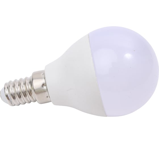 Электрическая светодиодная лампа Ergolux LED-G45-9W-E14-6K 9Вт E14 6500K 172-265В 13175