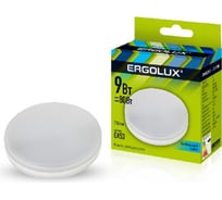 Электрическая светодиодная лампа Ergolux LED-GX53-9W-GX53-4K 9Вт GX53 4500К 172-265В 13515