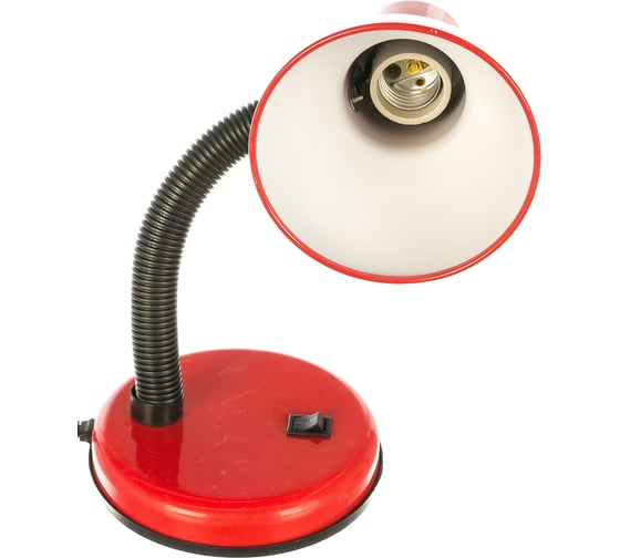 Настольный светильник, красный, 230V, 60W Ultraflash UF-301P С04 12898