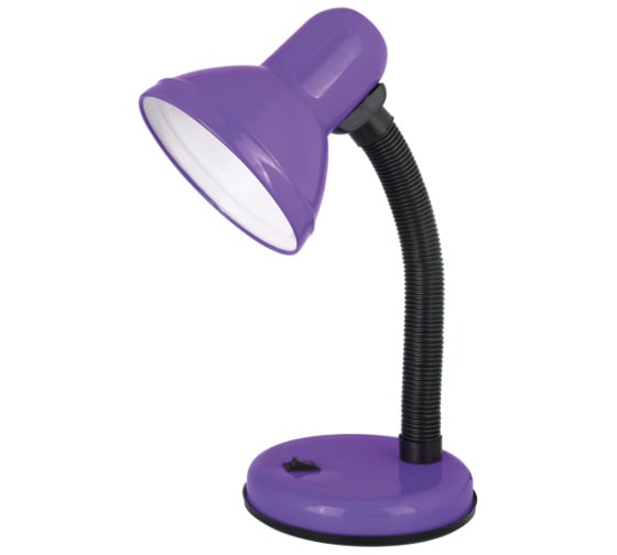 Настольный светильник, фиолетовый, 230V, 60W Ultraflash UF-301P С12 12900