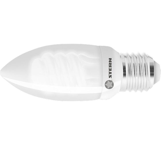 Компактная люминесцентная лампа Stern свечка, 9W, 2700K, E27, 8000ч 90962