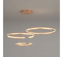 Подвесной светодиодный светильник с пультом управления Eurosvet 90180/3 золото a045426