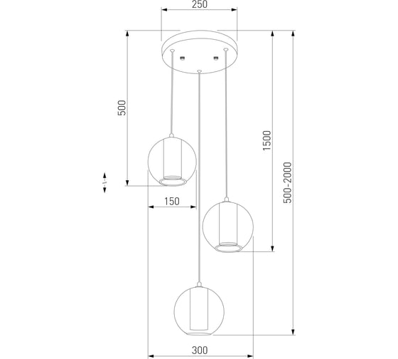 Подвесной светильник Eurosvet 50258/3 led дымчатый/ бежевый/ шоколад a064554
