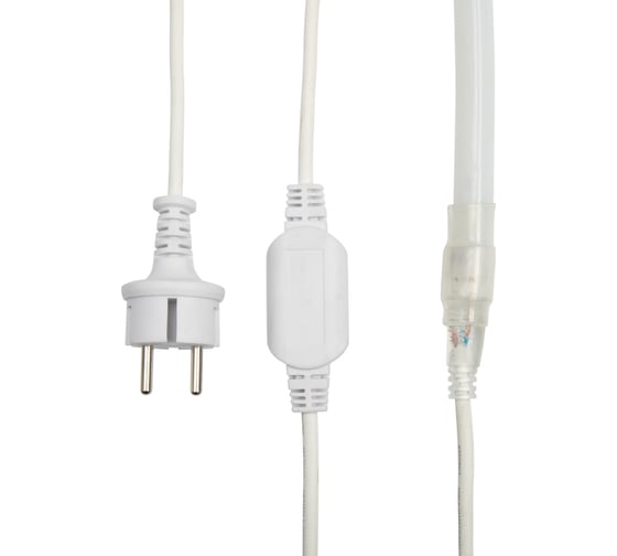 Гибкий неон Neon-Night led 360 (круглый), белый, бухта 50 м 131-315