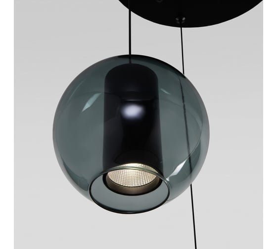 Подвесной светильник Eurosvet 50258/3 led дымчатый/бирюзовый a064555