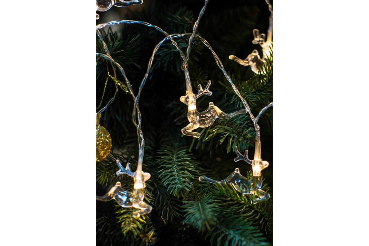 Гирлянда КОСМОС Олени 5x4х0,5см 10LED, KOC_GIR-B114 - выгодная цена ...