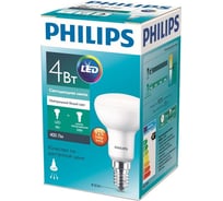 Светодиодная лампа PHILIPS ESS LED 4-50Вт E14 нейстральный белый свет R50 1224523