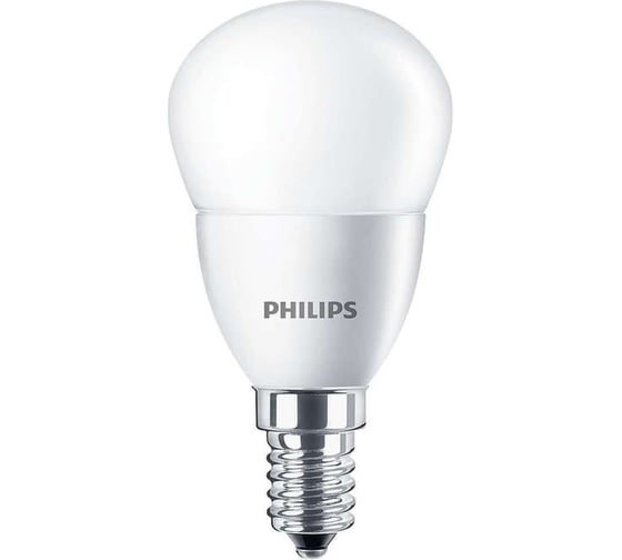 Светодиодная лампа PHILIPS ESSLEDLustre 5.5-60Вт E14 теплый белый свет 1267373