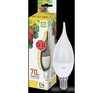 ASD Лампа сд LED-СВЕЧА НА ВЕТРУ-std 7.5Вт 230В Е14 3000К 675Лм 4690612004556