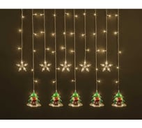 Гирлянда Navigator NGF-D037-04 (бахрома звезды и елки WW 3*0.6м IP20) 30637 95027